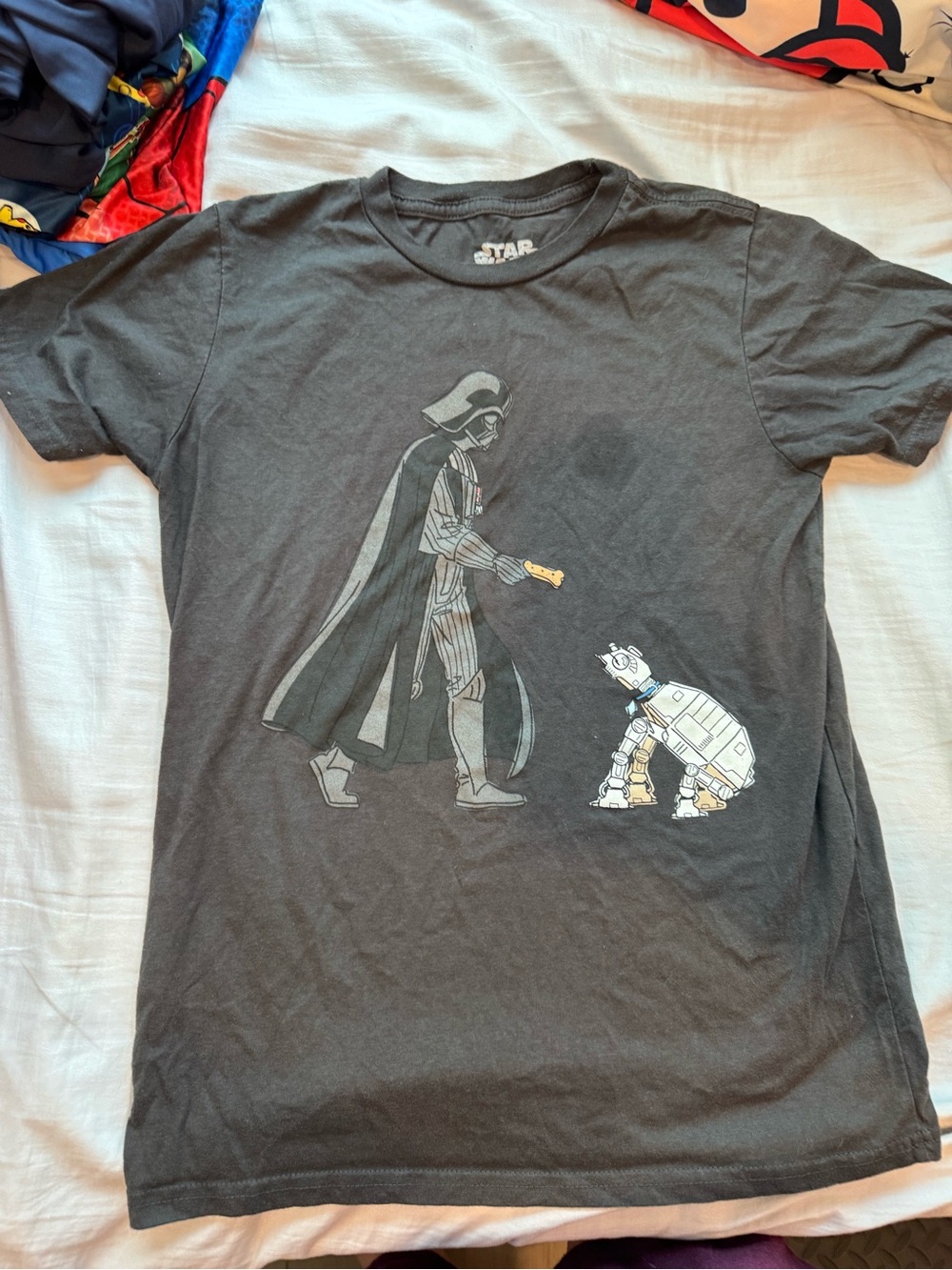 Kids Black Star Wars Graphic Tee